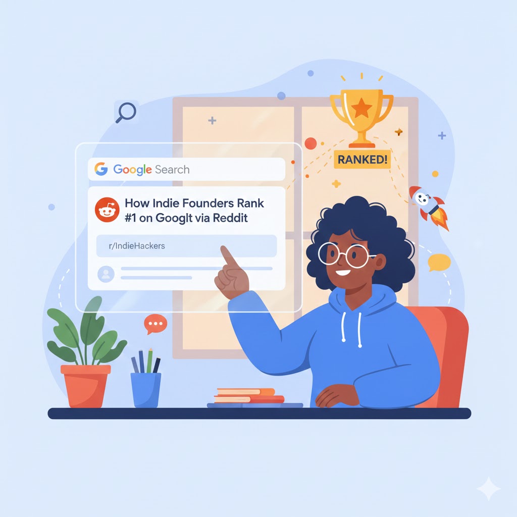 How Indie Founders Can Rank on Google Using Reddit (in 90 Days)