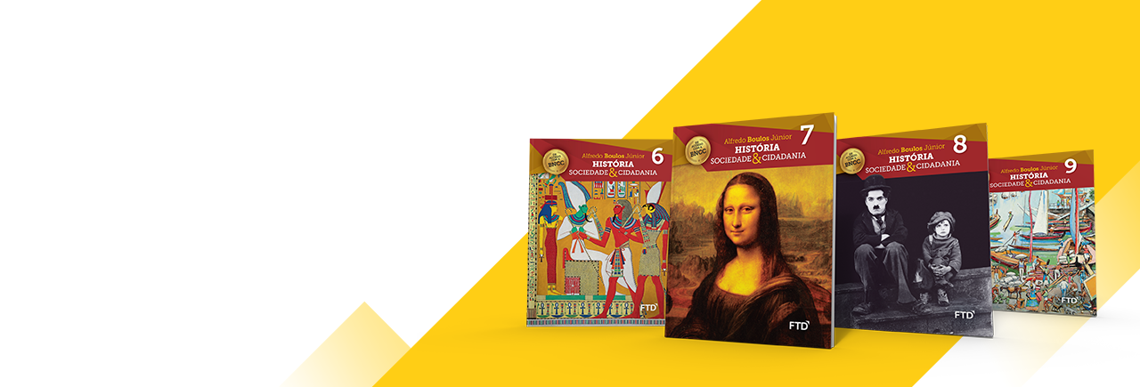 banner do ensino fundamental 2 da coleção História, Sociedade e Cidadania