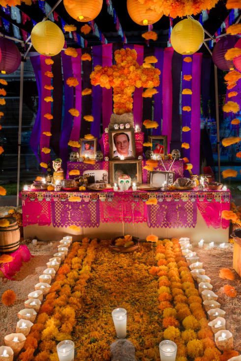 Day of the Dead Altar in Ixtlahuacan de los Membrillos, Jalisco, Mexico.