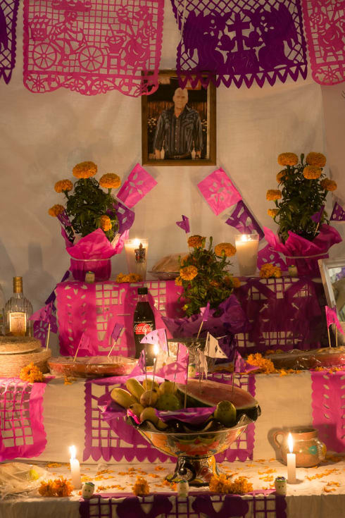 Day of the Dead Altar for a man fromIxtlahuacán de los Membrillos, Jalisco.