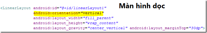 Layout hỗ trợ chiều dọc chiều ngang