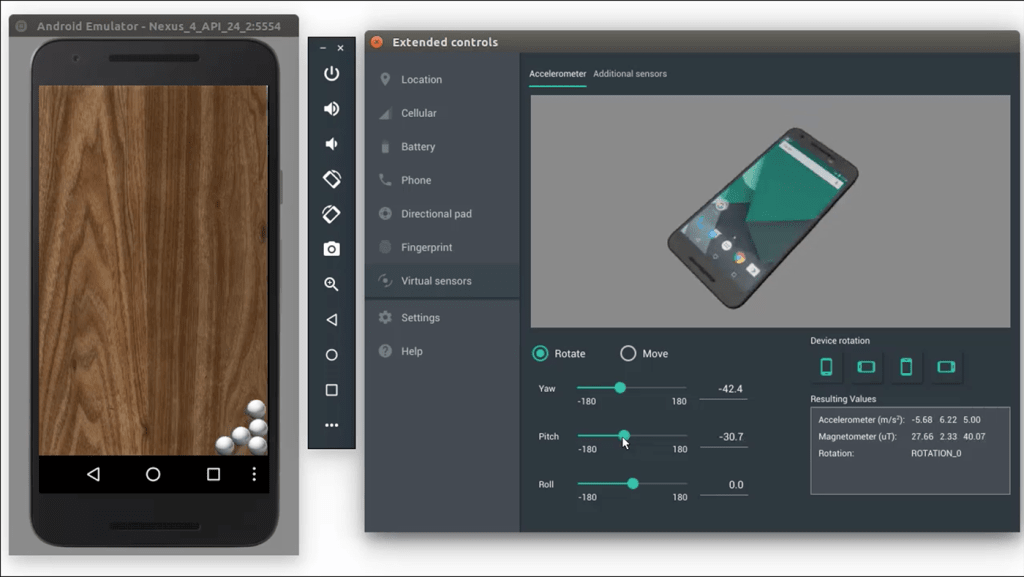 Tính năng Android Emulator Snapshots