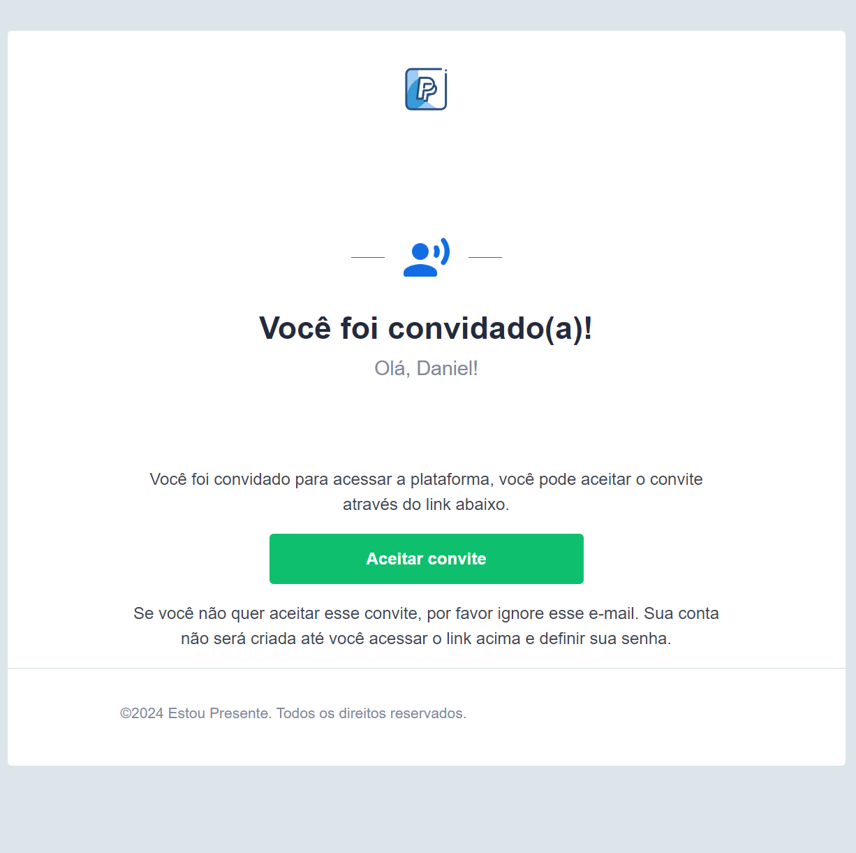 imagem do email