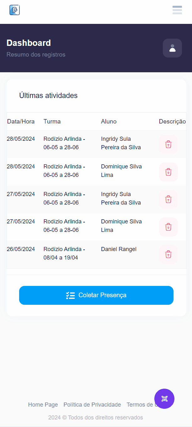 convidando aluno individualmente