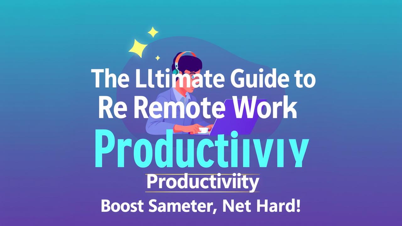 The Ultimate Guide to Remote Work Productivity