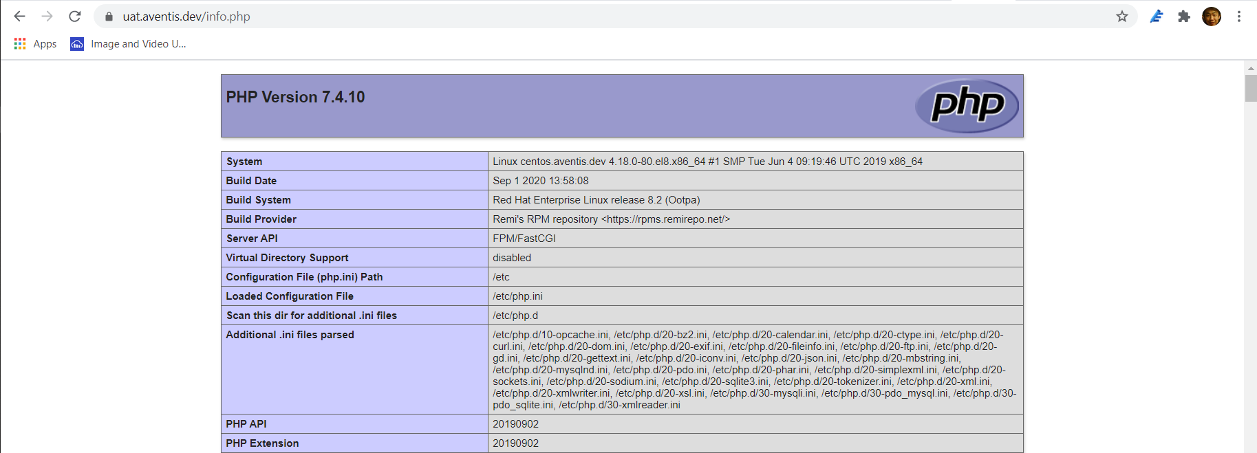 Centos 8 настройка nginx php fpm