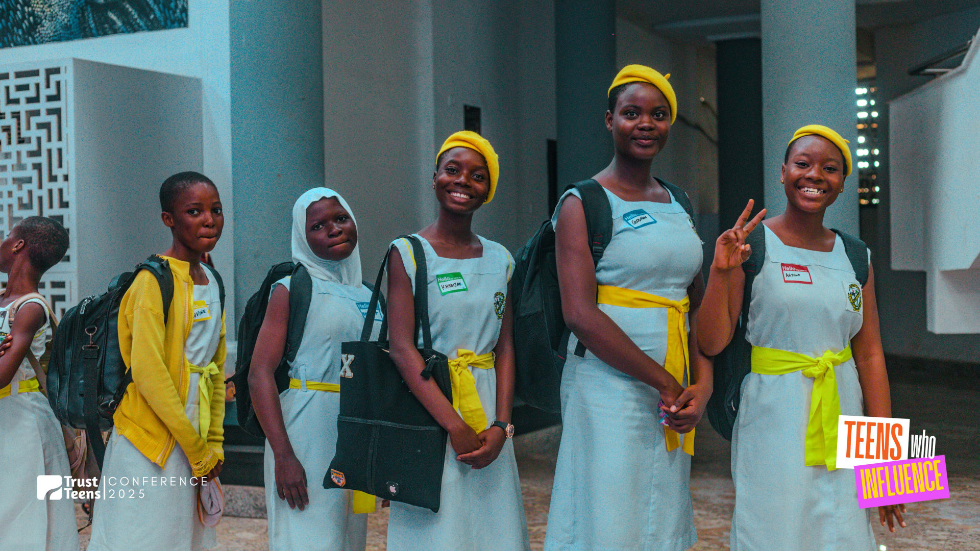 Teenagers at a Trust Teens conference