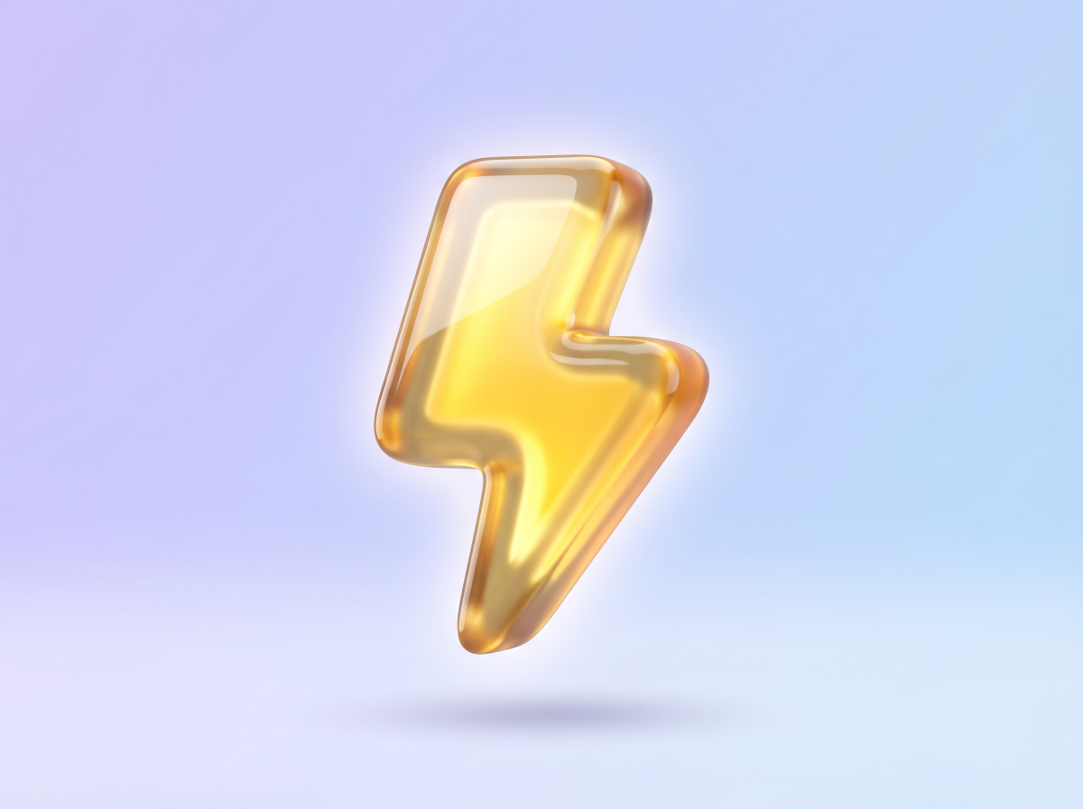 3D Glass Icon