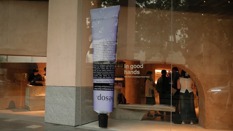Aesop’s UV Printed Glass Decals