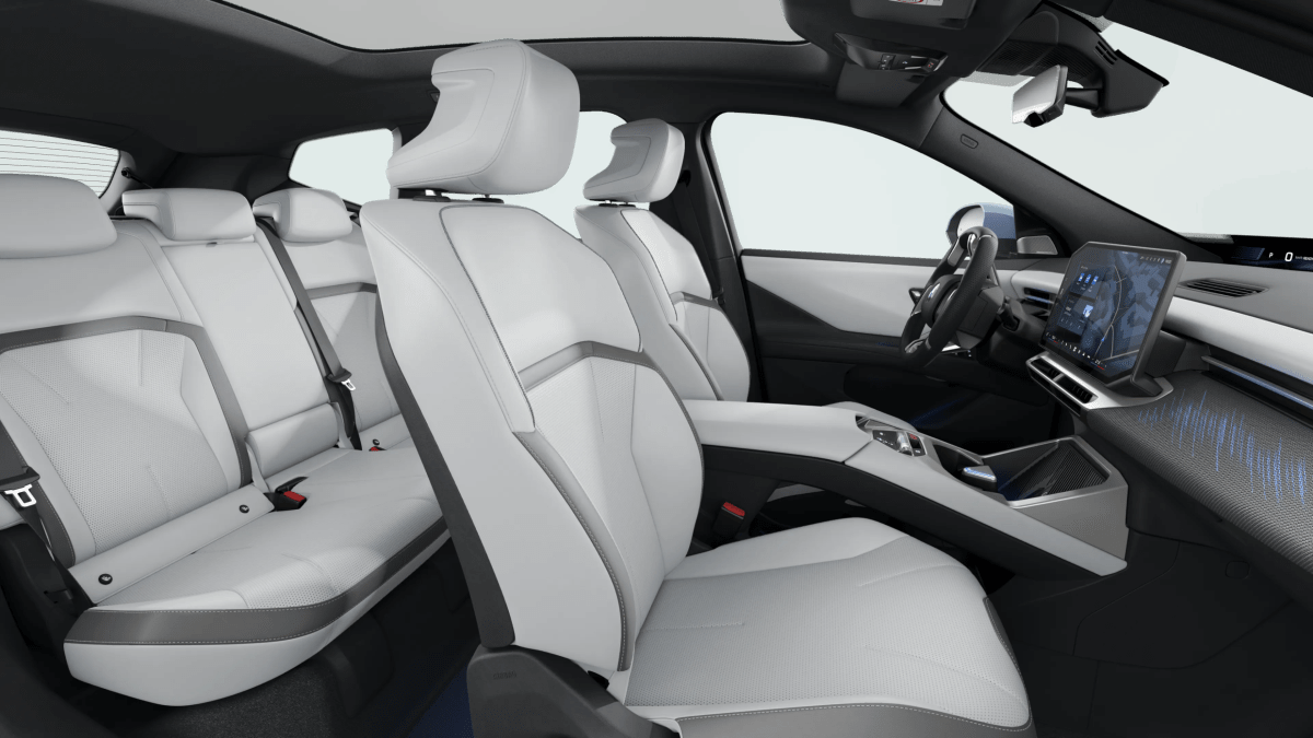 BMW iX3 cabin interior — export configuration