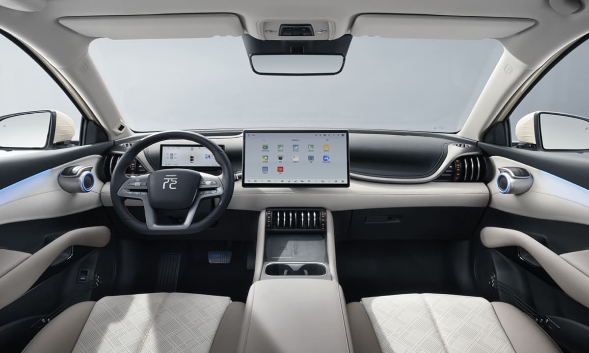 BYD ATTO 3 cabin interior — export configuration