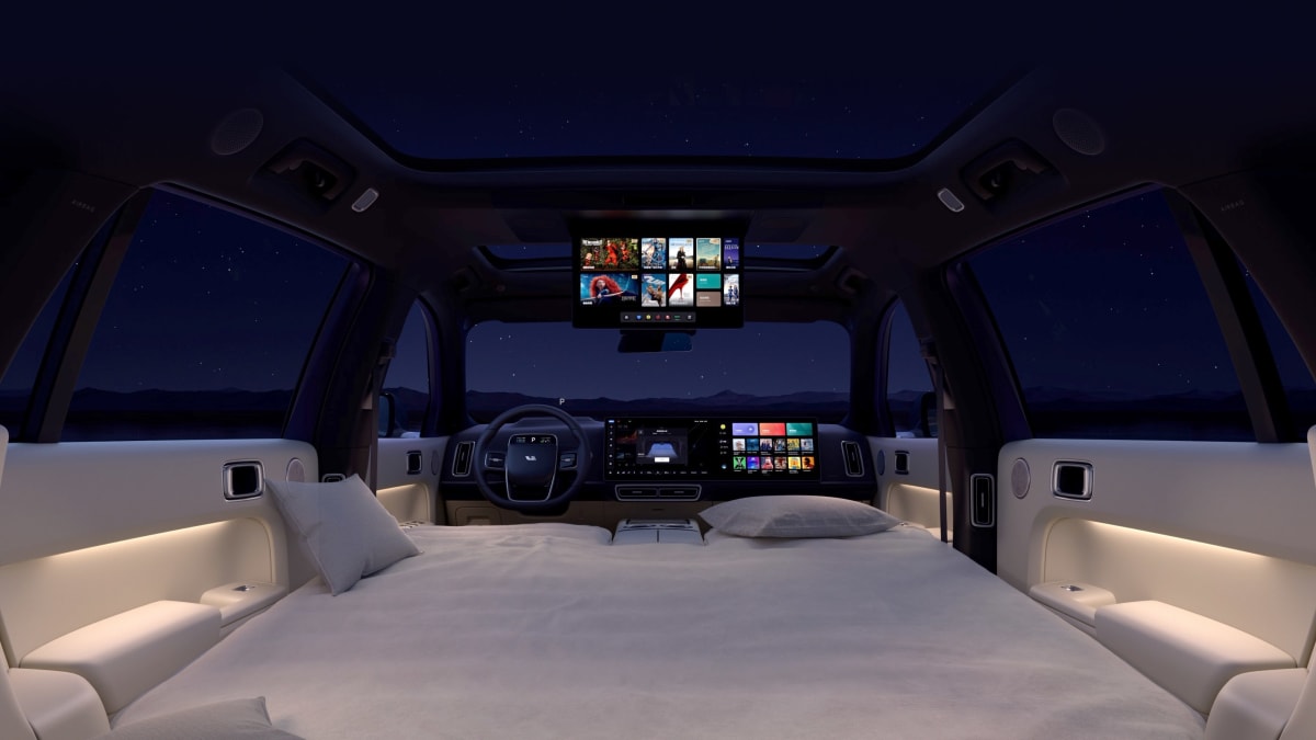 Li Auto L7 cabin interior — export configuration
