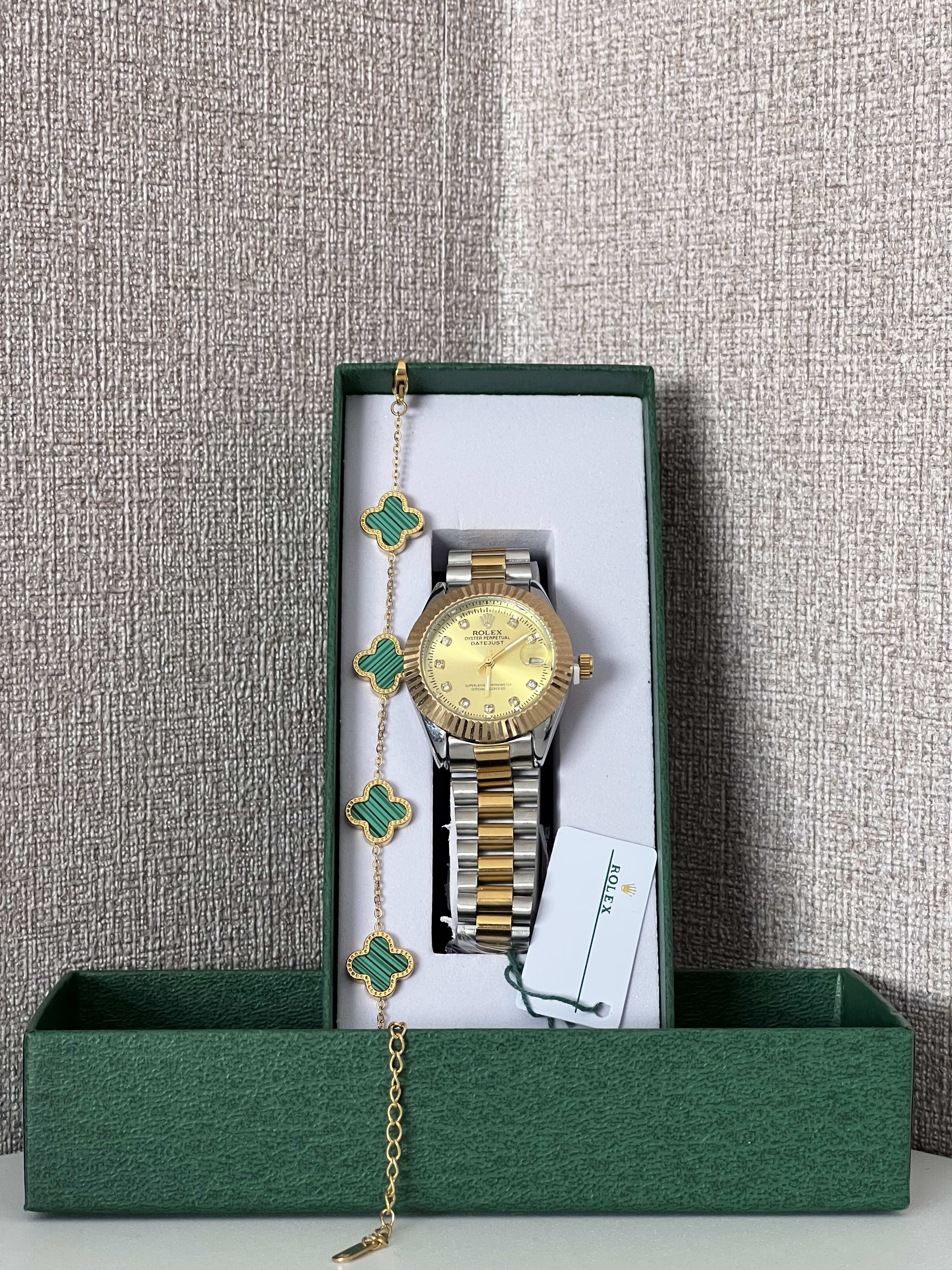 ROLEX TWO-TONE FEMME BOITE SIMPLE