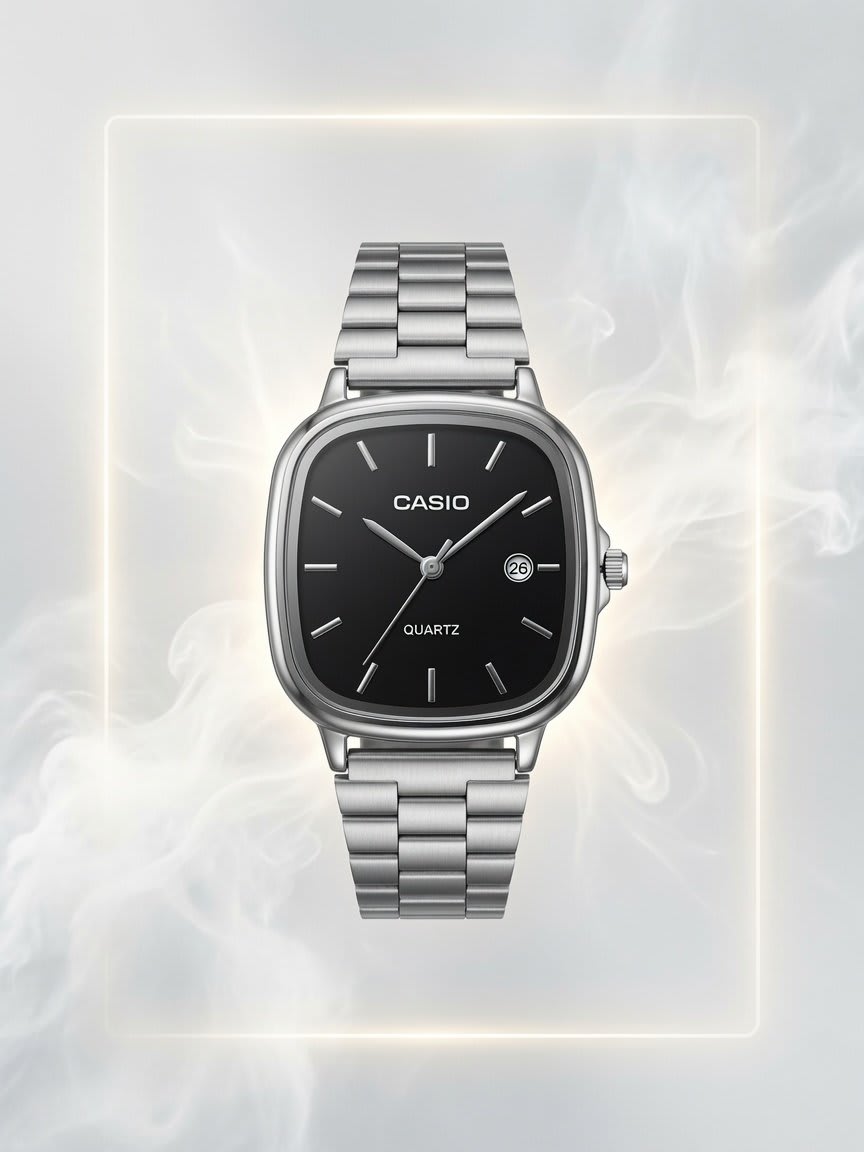CASIO QUARTZ HOMME BOITE SIMPLE