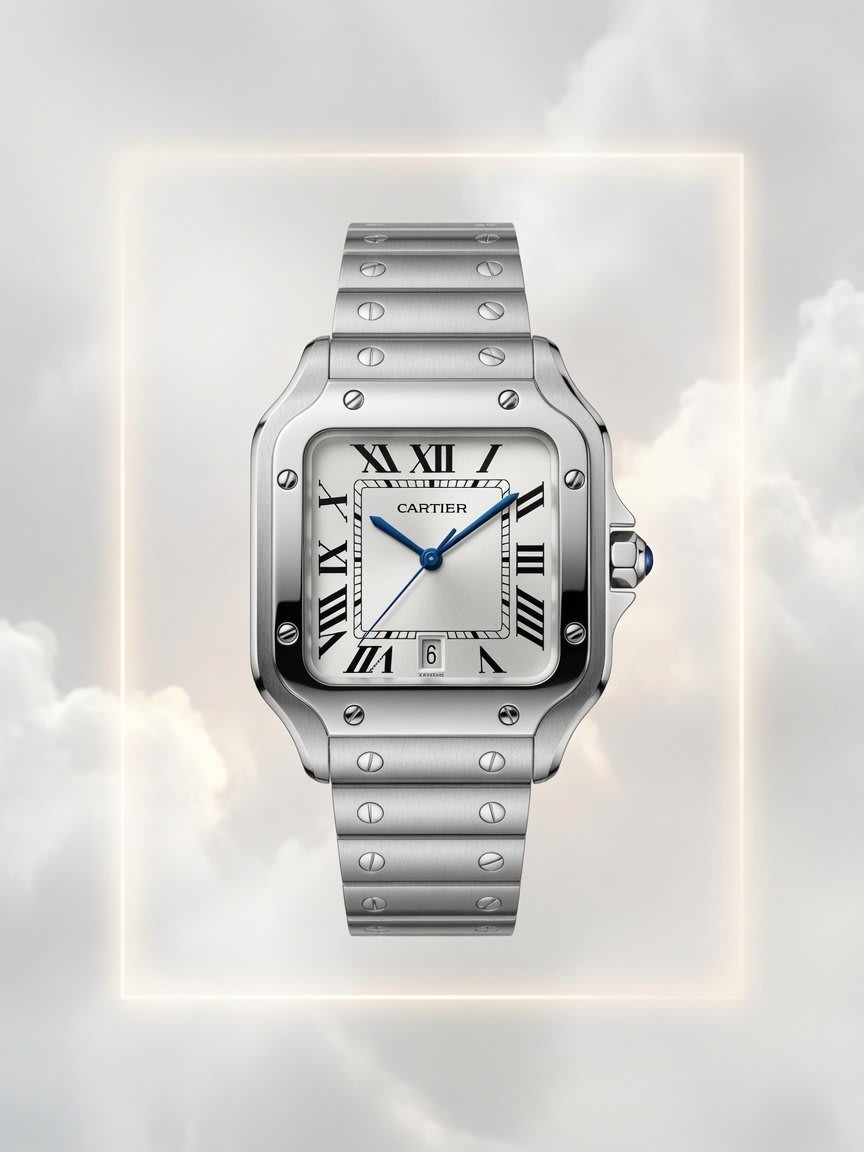 CARTIER SANTOS HOMME BOITE SIMPLE
