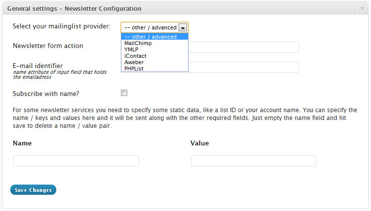 newsletter-sign-up-configuration-screen