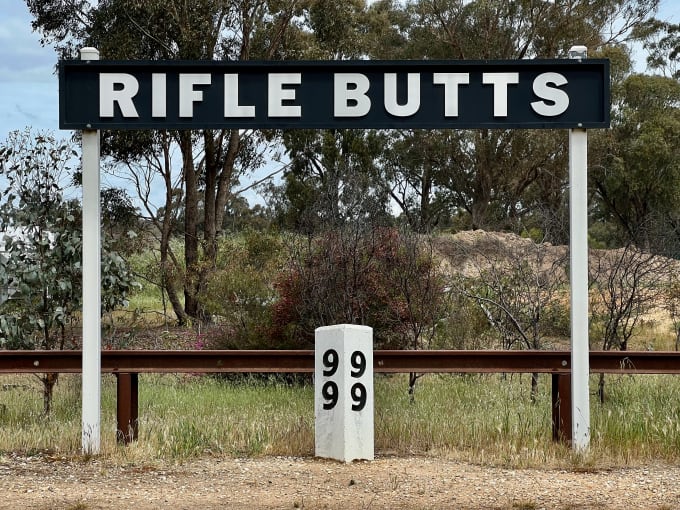 An old train station called 'Rifle Butts'