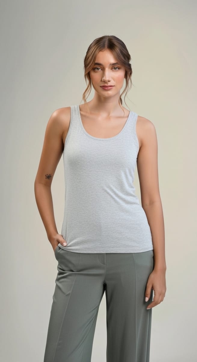 Basic sleeveless top