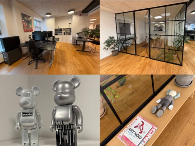 Kontorpladser i kreativt film- & tv-fællesskab på Frederiksberg