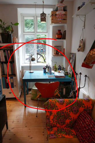 Hyggelig kontorplads på indre Nørrebro