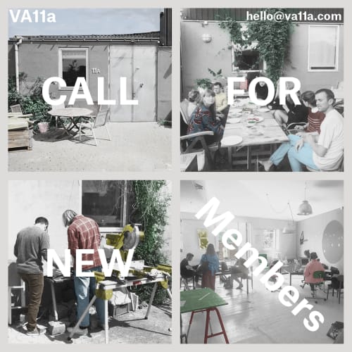 Call for new members in our artistic collective/workspace VA11a