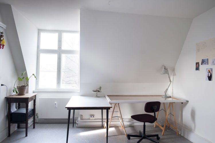 ATELIERPLADS I INDRE BY