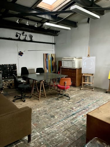 Plads i deleværksted på Skabelonloftet, B&W, Refshaleøen