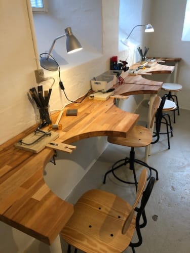 Argentum Galleri og Værksted – Leje af værkstedsplads i sølv/guldværkstedet.