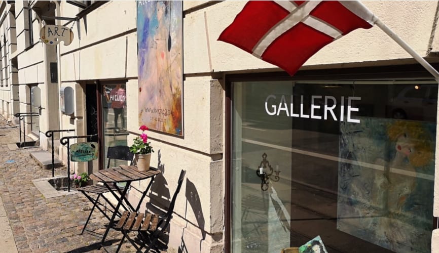 Eget atelier / værksted hos Bryggens Gallerie & Atelier