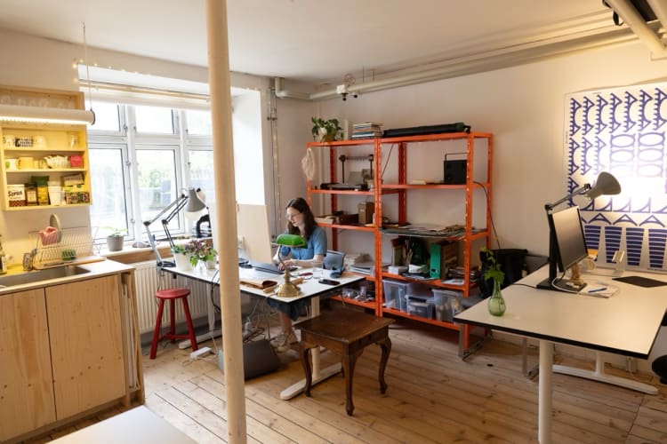 Ledige pladser i kreativt arbejdsfællesskab på Vesterbro