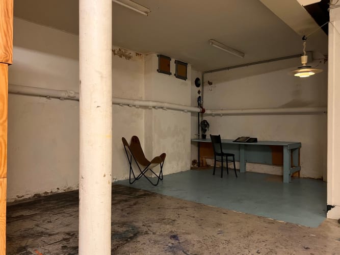 værkstedsplads i kreativ baggård i kbh k