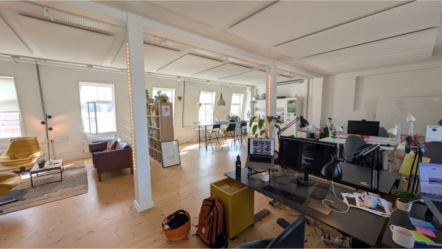 Homey and Vibrant Shared Desk Space in Nørrebro