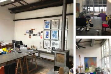 Plads i deleatelier på smukke Skabelonloftet