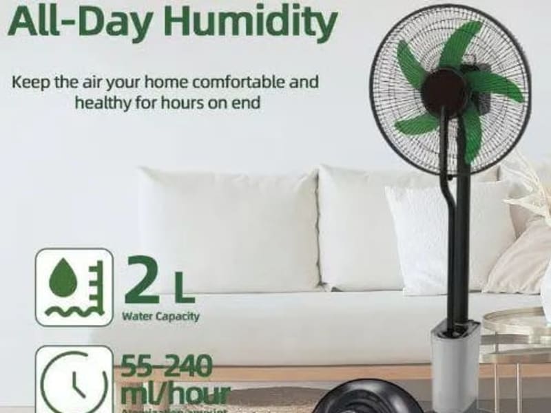 Smart volt rechargeable with humidifier 