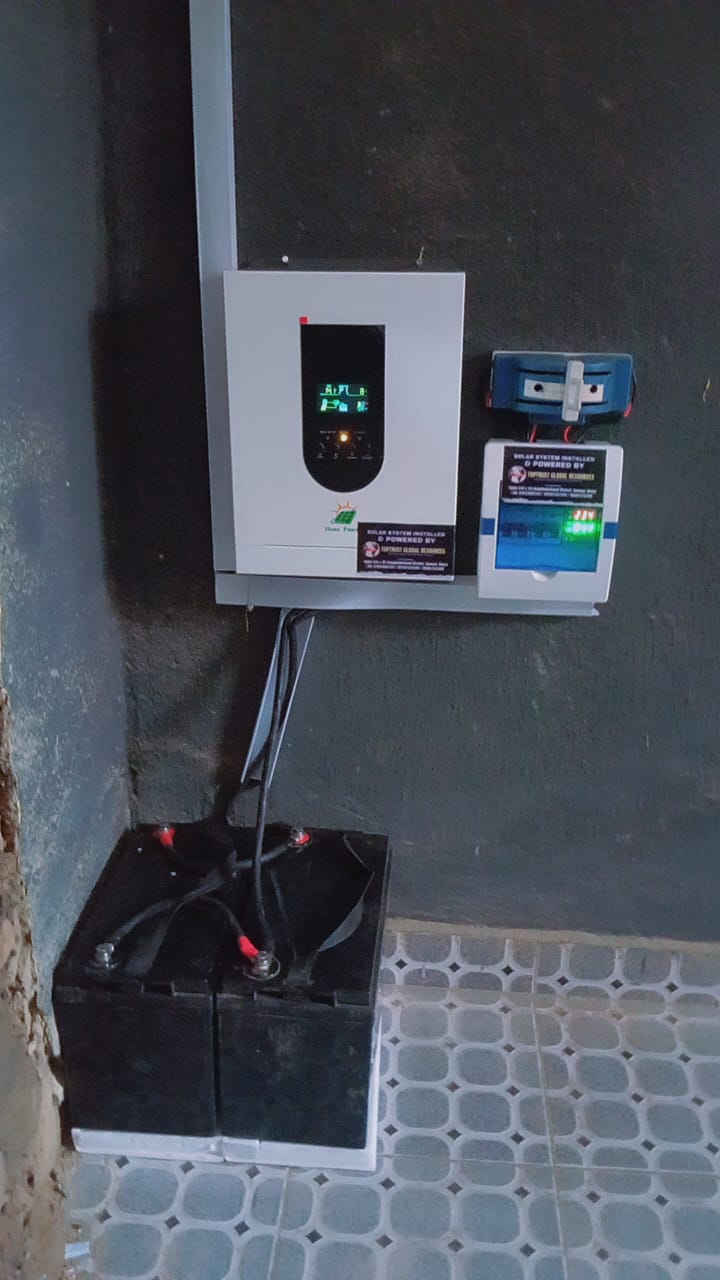 2kva solution set up for light,fan,freezer, charging centre etc - 4