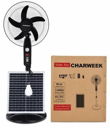 charweek solar fan