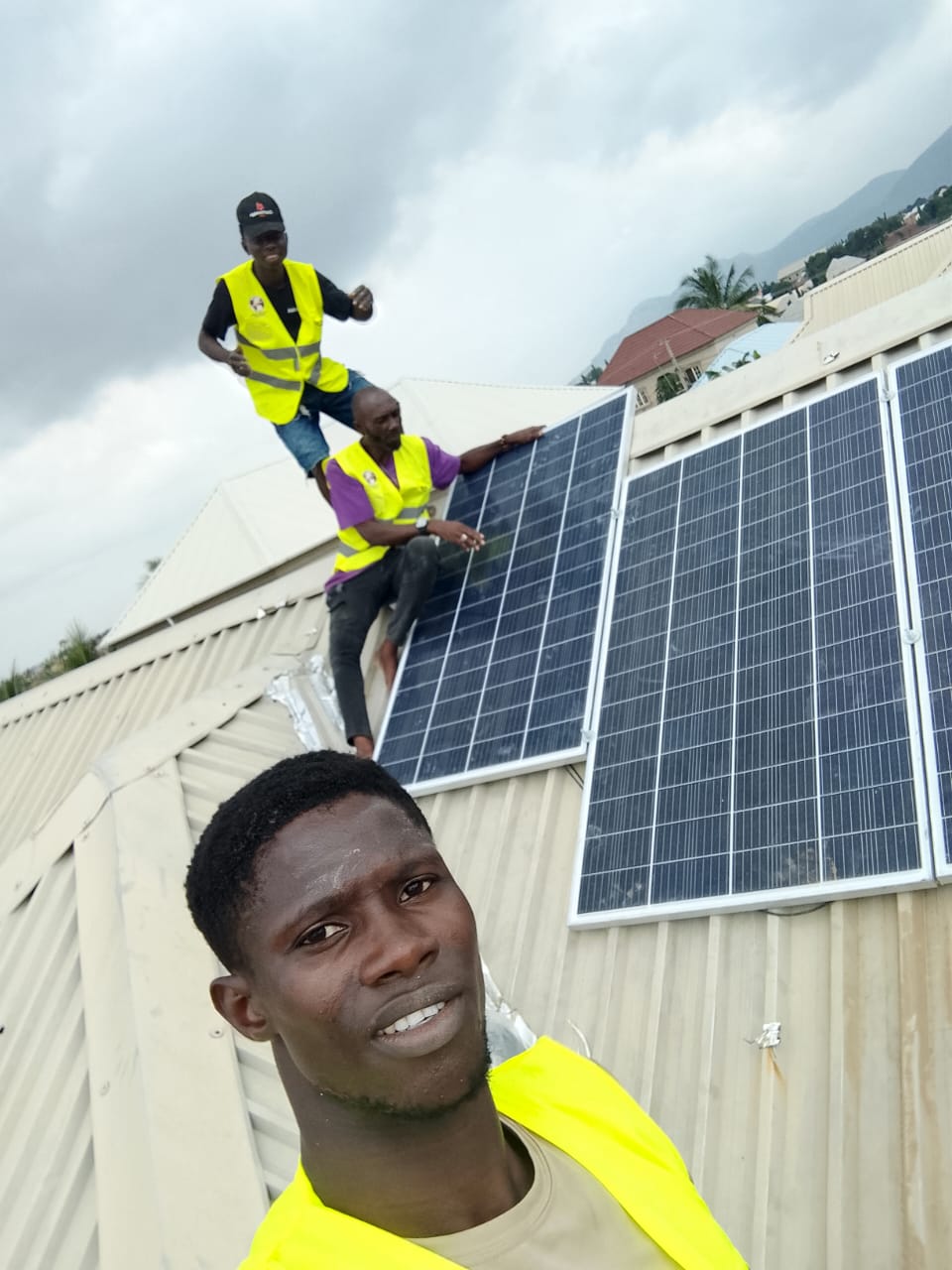 3.2kw installation done for TV, fan, light, freezer, etc - 4