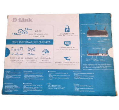 4G LTE Router (DWR-953) AC750 Dual Band by D-link - Network, view 2