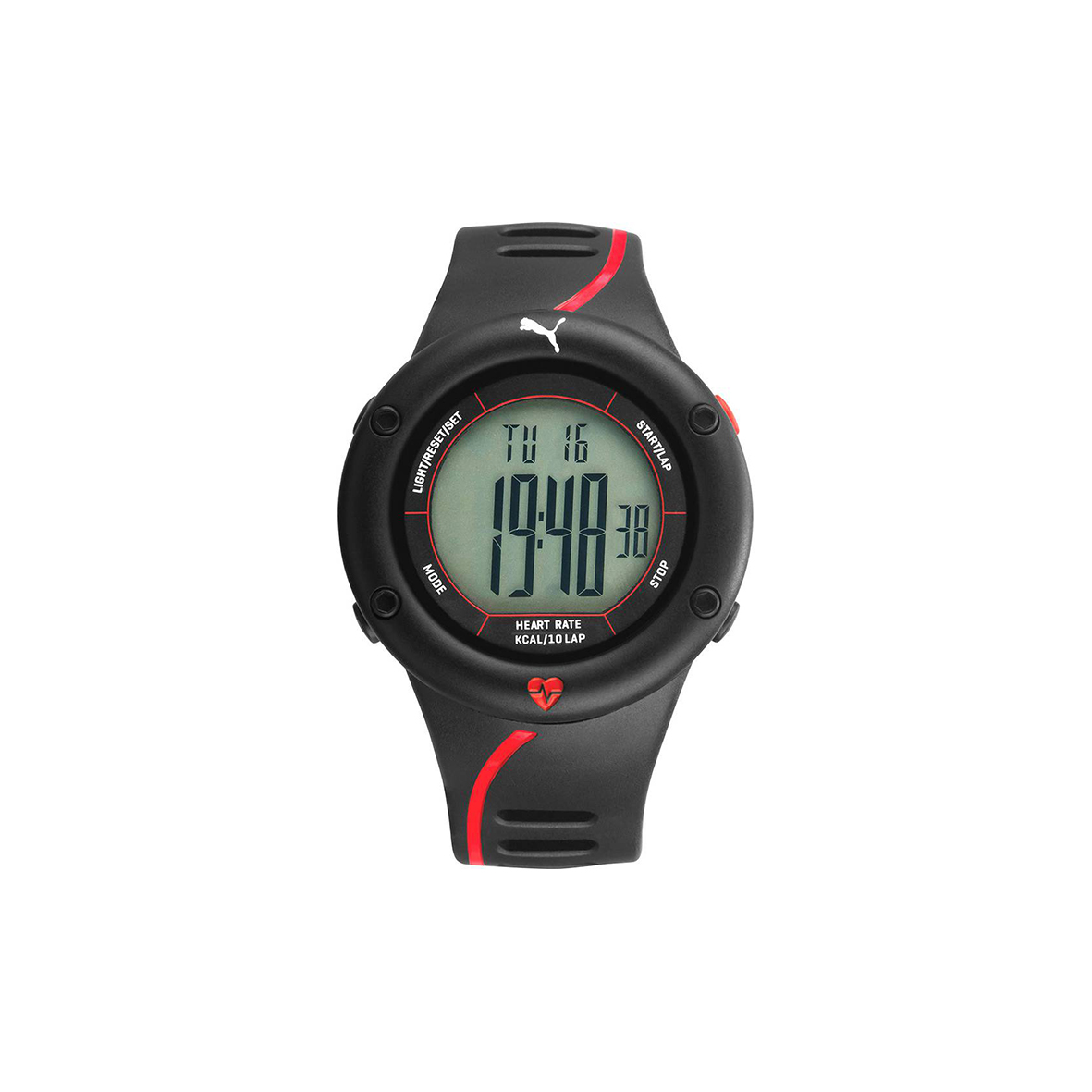relogio puma com monitor cardiaco