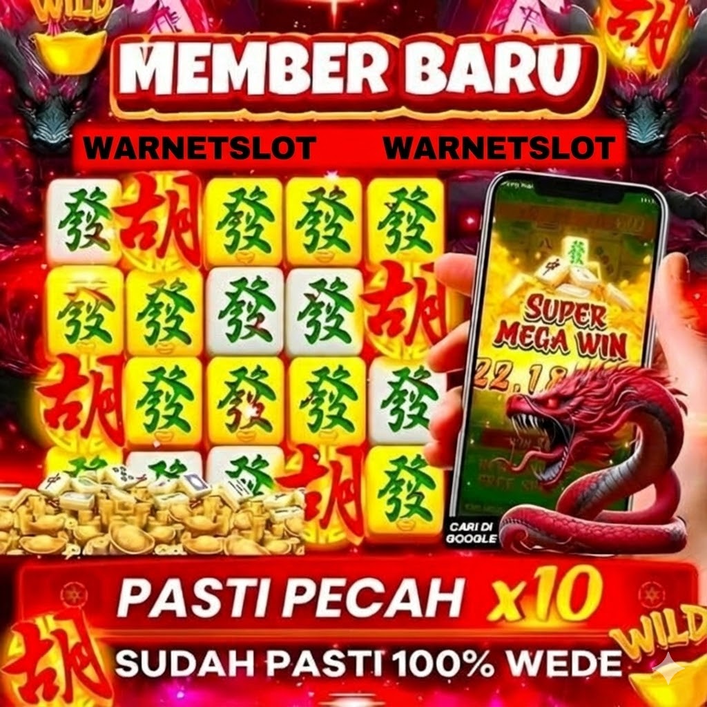WARNETSLOT 🀄️ Bandar Slot Gacor Mahjong Ways Paling Populer dan Gampang Pecah Scatter image 1