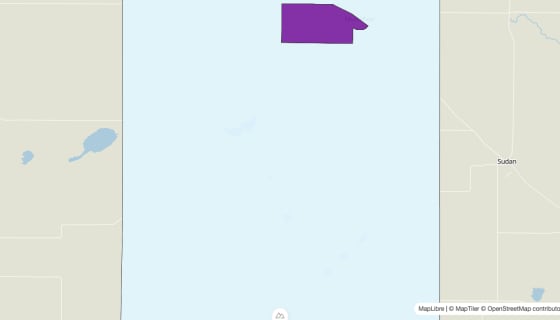 Map preview of Bailey County, TX - Median Age