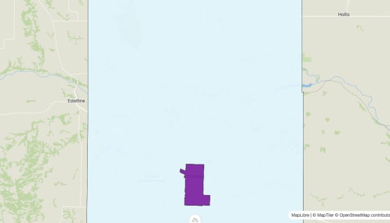 Map preview of Childress County, TX - Median Age