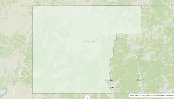 Map preview of Edwards County, TX - Housing Vacancy Rate