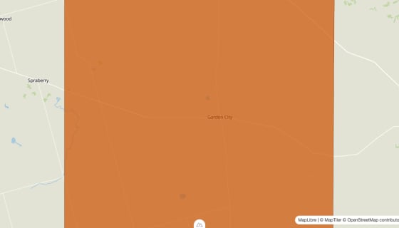 Map preview of Glasscock County, TX - Population by Census Tract (2023)