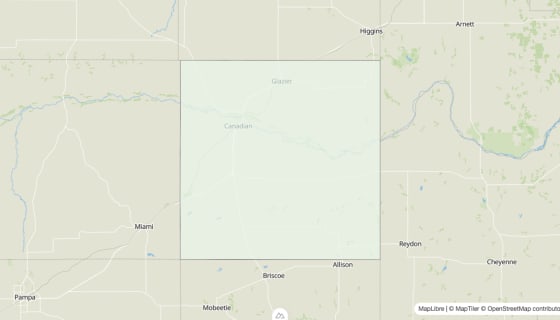 Map preview of Hemphill County, TX - Housing Vacancy Rate