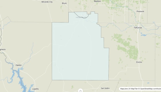 Map preview of Jim Hogg County, TX - Unemployment Rate