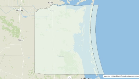 Map preview of Kenedy County, TX - Housing Vacancy Rate