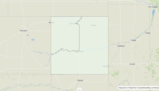 Map preview of Lipscomb County, TX - Housing Vacancy Rate
