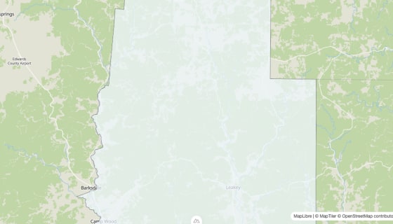 Map preview of Real County, TX - Median Home Value