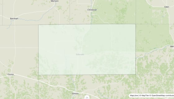 Map preview of Schleicher County, TX - Housing Vacancy Rate